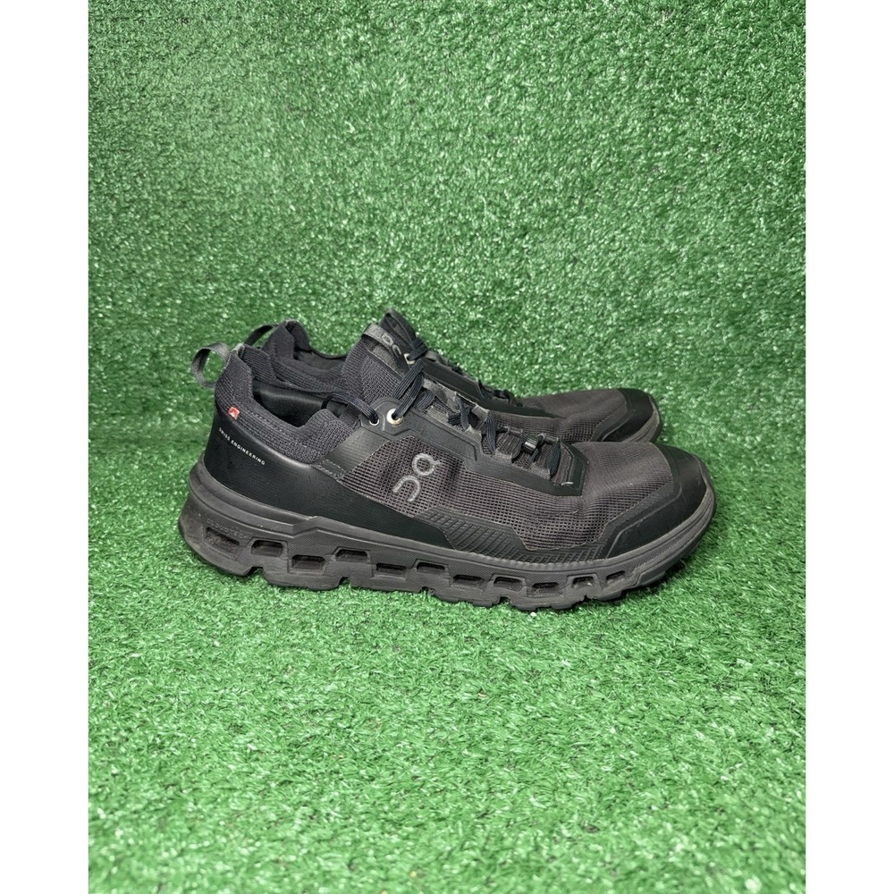 On Cloud Mens Size 12 Cloudultra Black Trail Running Athletic Comfort Sneakers